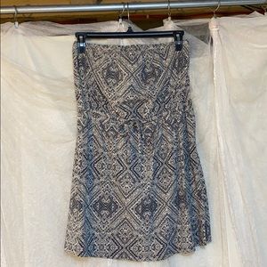 Strapless summer mini dress!